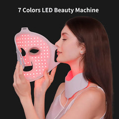 7 Colors LED Silicone Face Mask Beauty Machine for Home Skin Care Treatment