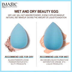 IMAGIC Professional Makeup Sponge Soft Beauty Cosmetic Puff For Foundation Concealer Cream Water Eyeshadows