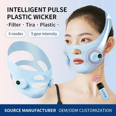 EMS Face Lifting Device Smart Pulse Face Shaping Beauty Instrument Facial Massager Face Slimming Double Chin Removal V Line Lift