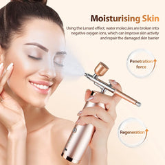 0.3mm Airbrush Nano Spray Gun Oxygen Injector with Air Tube