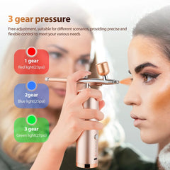 0.3mm Airbrush Nano Spray Gun Oxygen Injector with Air Tube