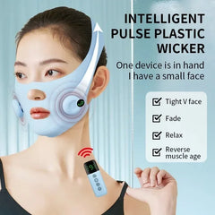 EMS Face Lifting Device Smart Pulse Face Shaping Beauty Instrument Facial Massager Face Slimming Double Chin Removal V Line Lift