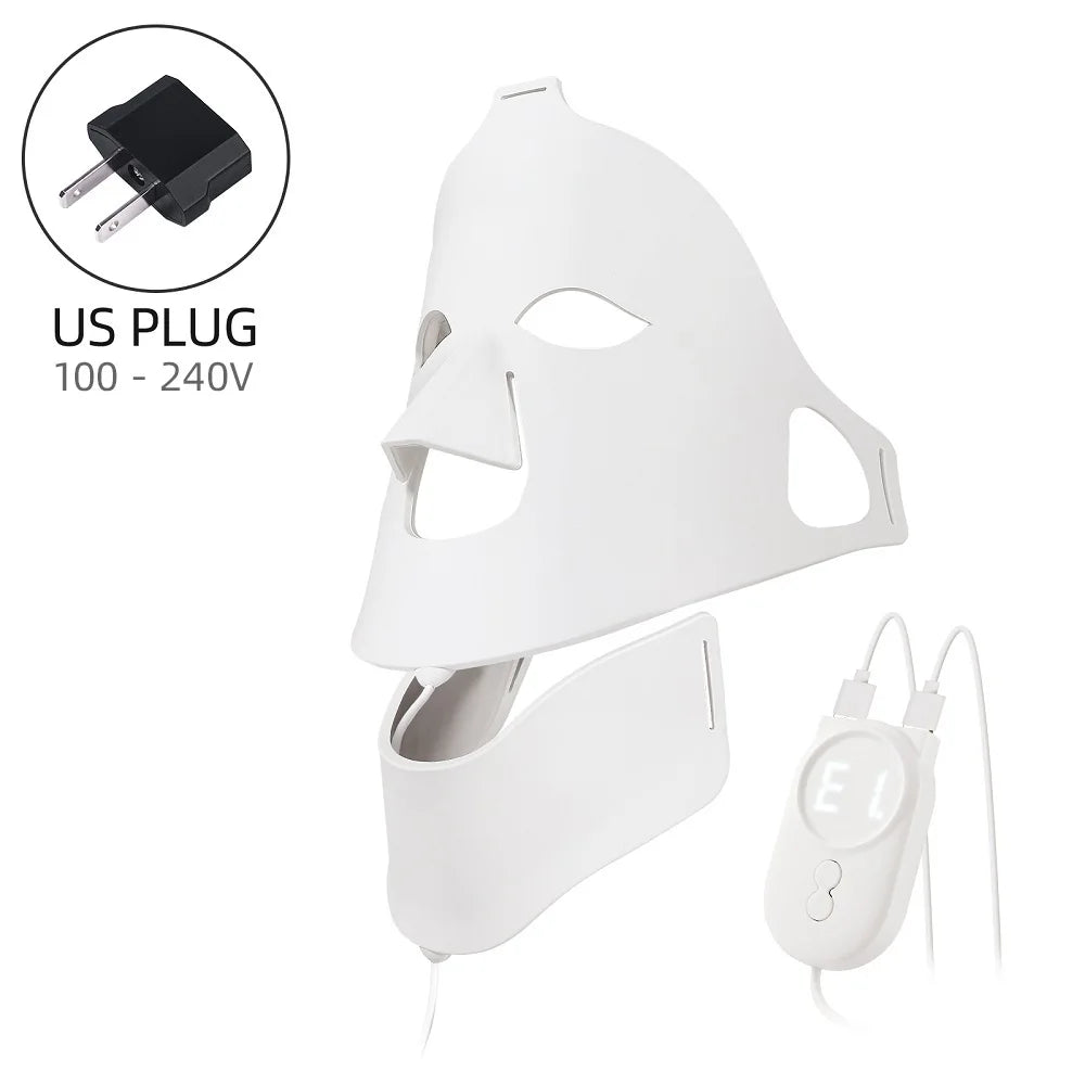 7 Colors LED Silicone Face Mask Beauty Machine for Home Skin Care Treatment