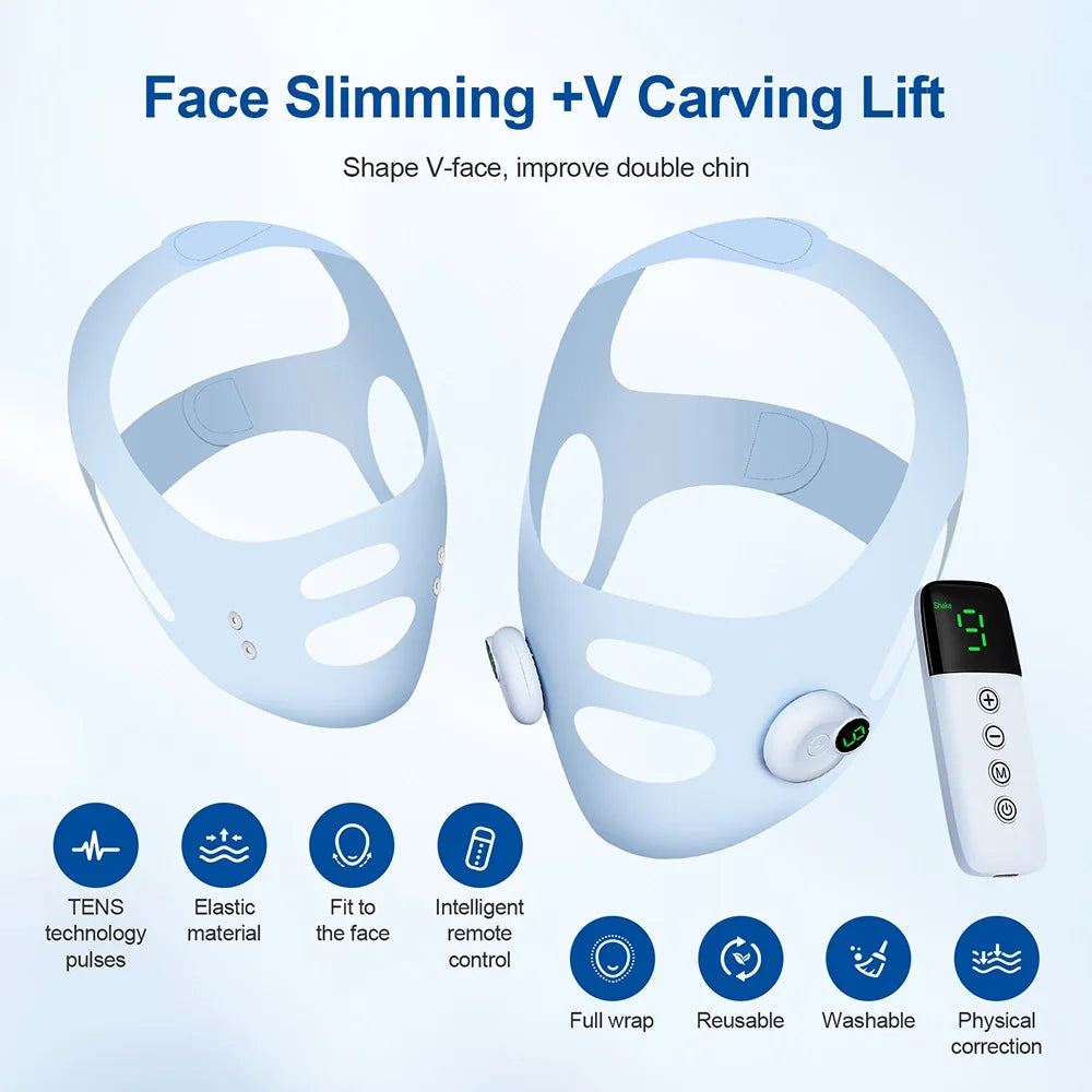 Face Slimming Strap Double Chin Removal V Line Lift Belt for Firming and Contouring