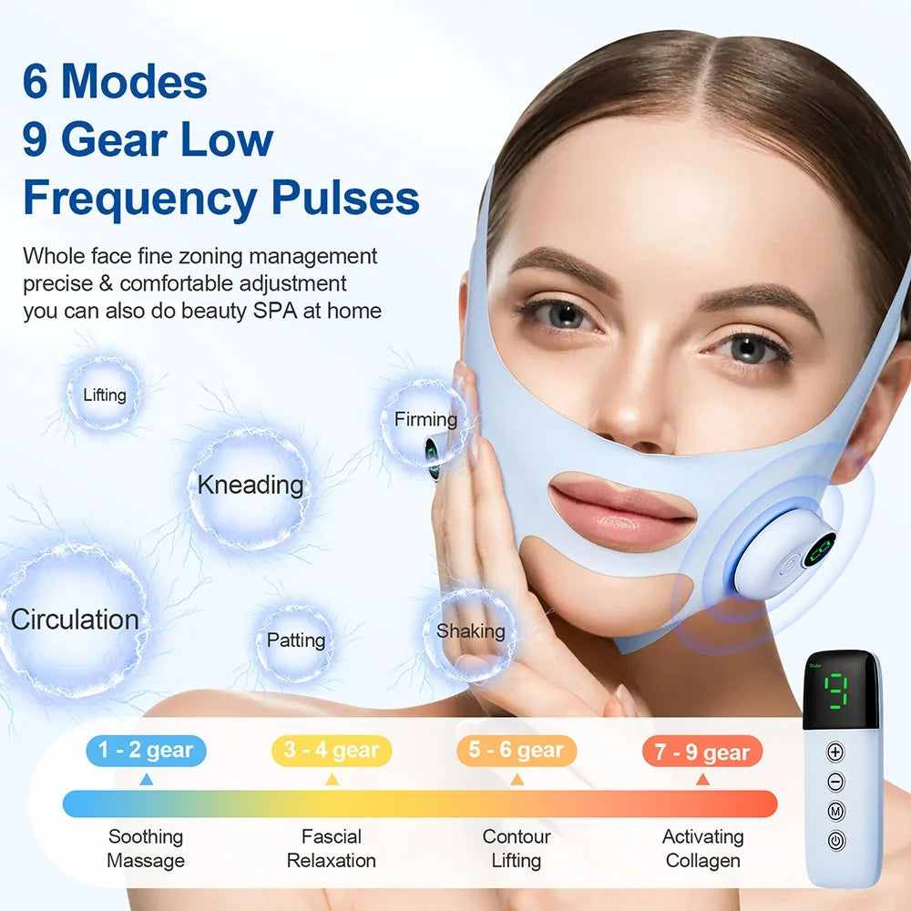 Face Slimming Strap Double Chin Removal V Line Lift Belt for Firming and Contouring