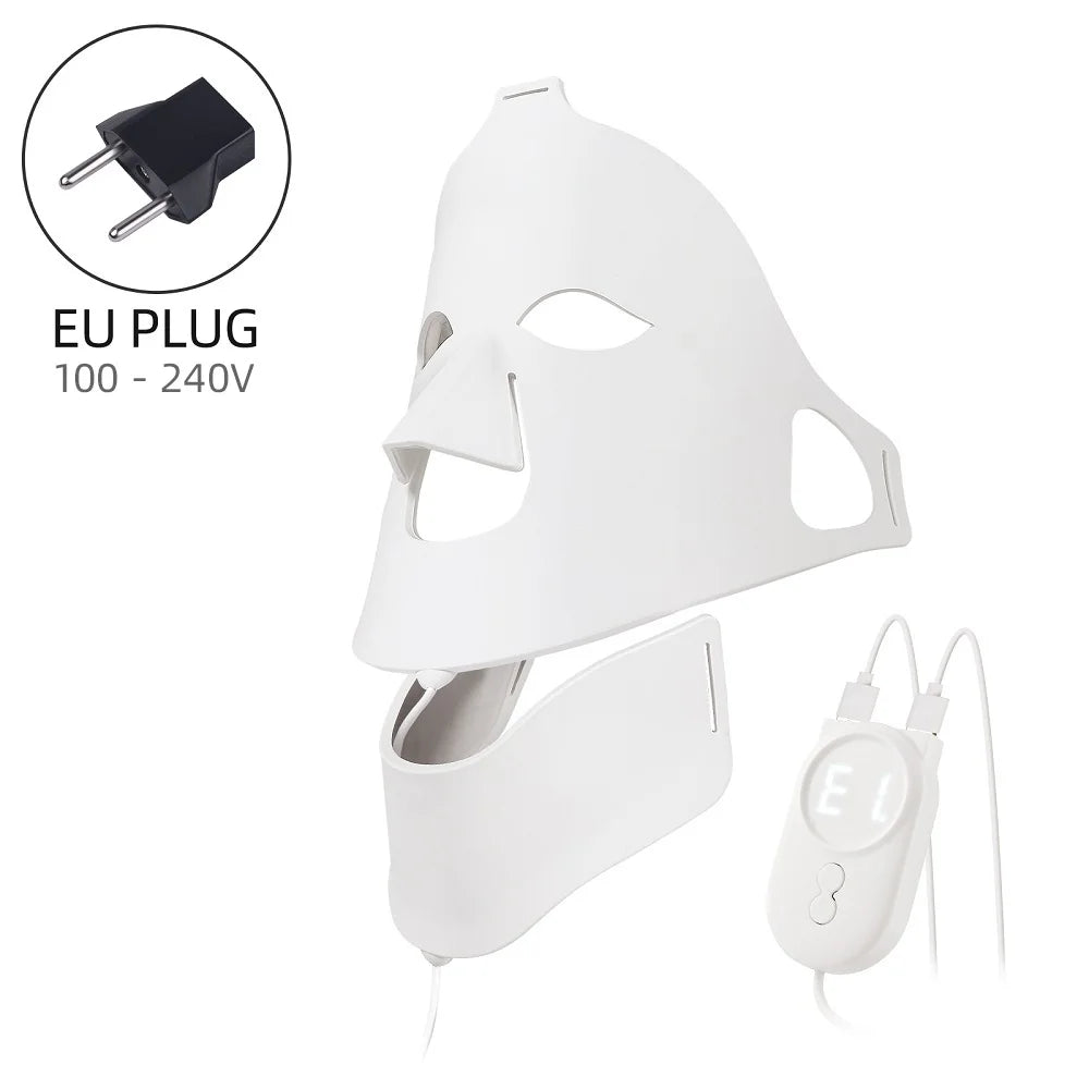 7 Colors LED Silicone Face Mask Beauty Machine for Home Skin Care Treatment