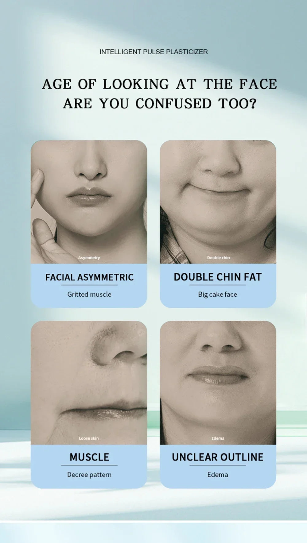 EMS Face Lifting Device Smart Pulse Face Shaping Beauty Instrument Facial Massager Face Slimming Double Chin Removal V Line Lift