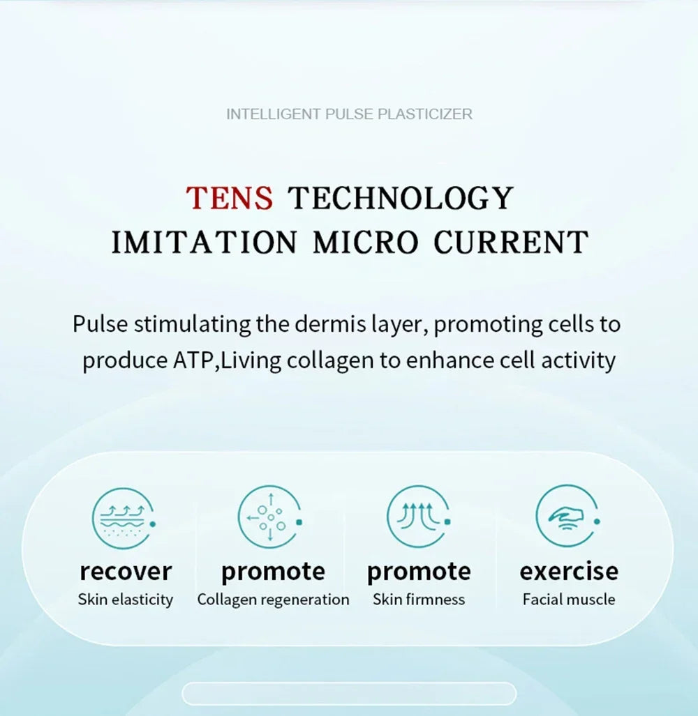 EMS Face Lifting Device Smart Pulse Face Shaping Beauty Instrument Facial Massager Face Slimming Double Chin Removal V Line Lift