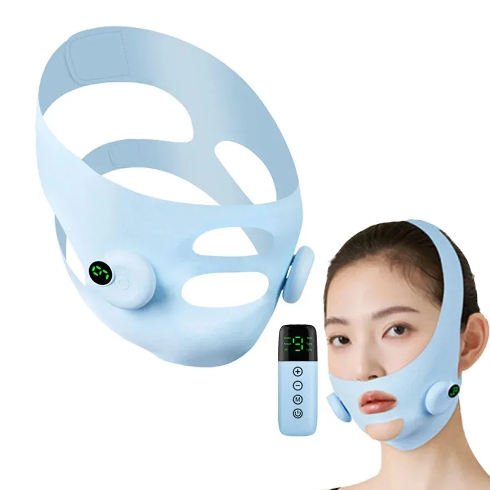 EMS Face Lifting Device Smart Pulse Face Shaping Beauty Instrument Facial Massager Face Slimming Double Chin Removal V Line Lift